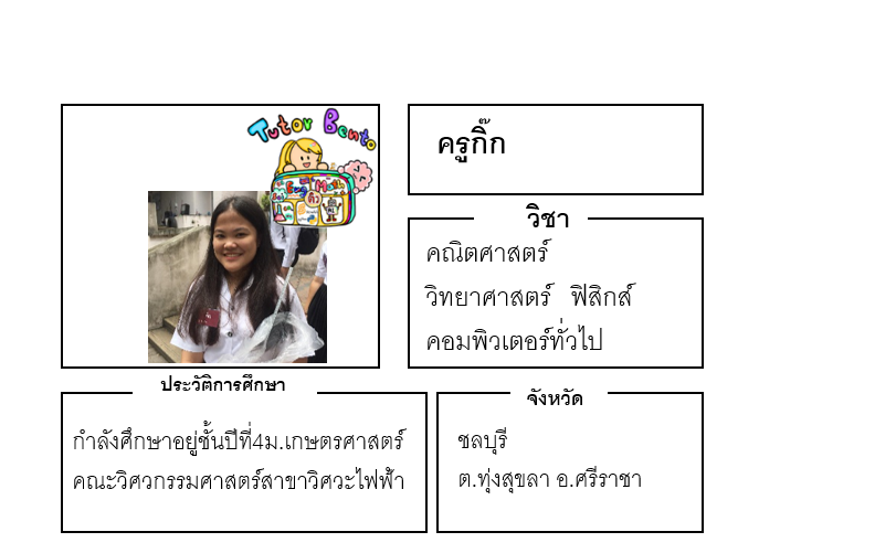 ติวเตอร์เบนโตะ-กิ๊ก ติวเตอร์เบนโตะ-กิ๊ก