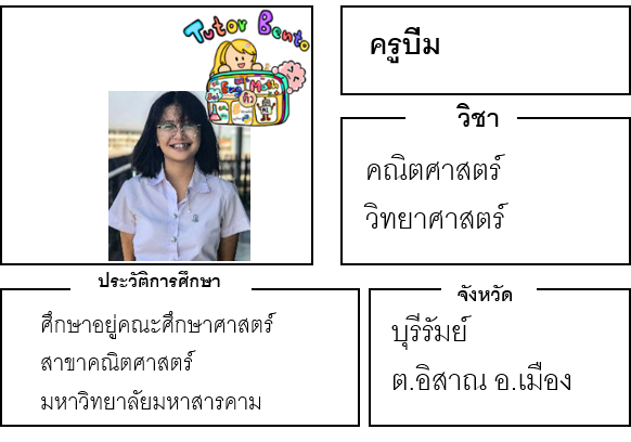 ติวเตอร์เบนโตะ-บีม ติวเตอร์เบนโตะ-บีม