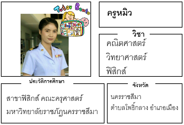 ติวเตอร์เบนโตะ-หมิว ติวเตอร์เบนโตะ-หมิว