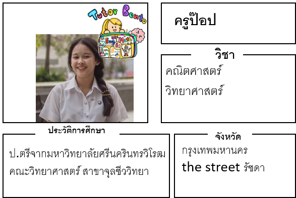 ติวเตอร์เบนโตะ-ป๊อป ติวเตอร์เบนโตะ-ป๊อป