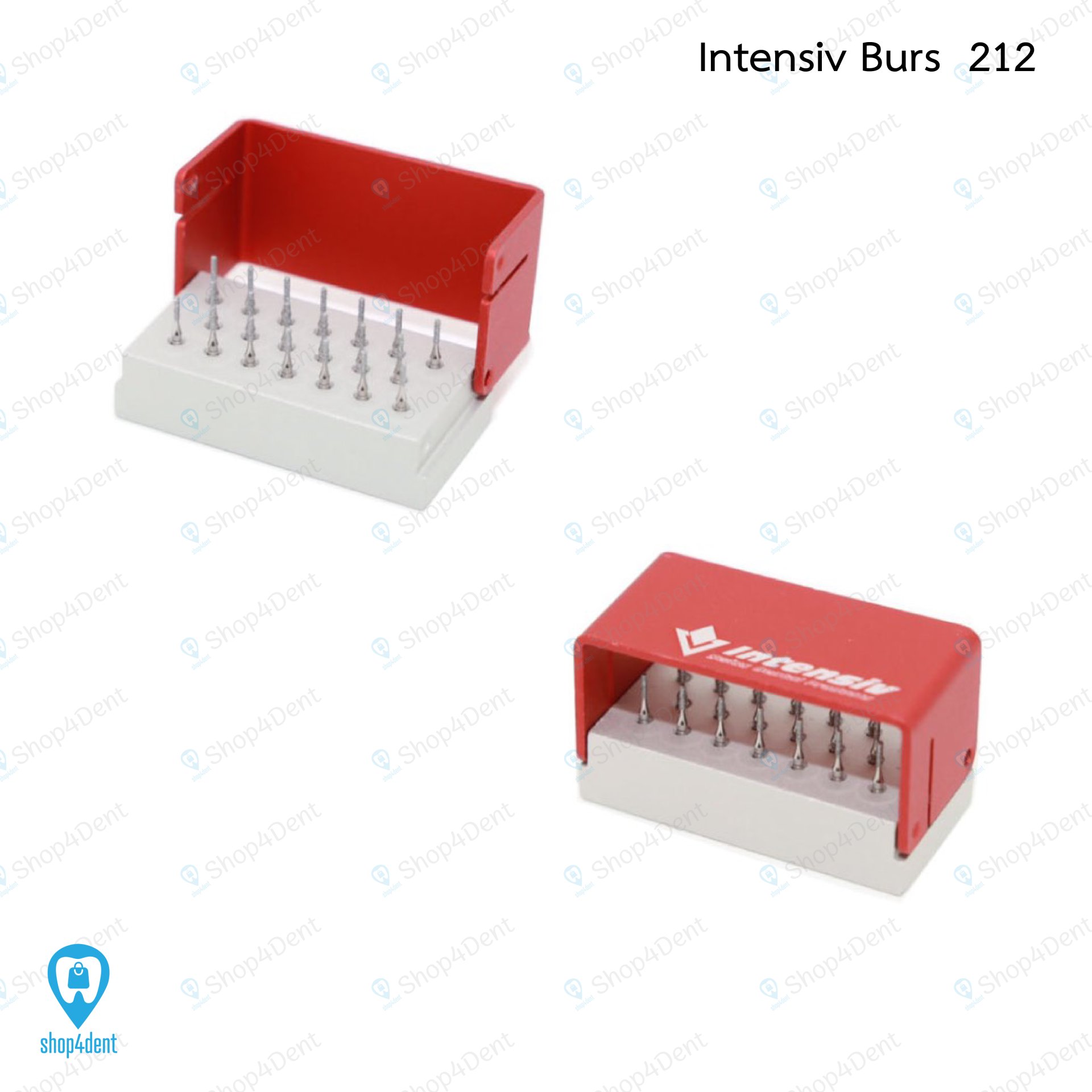 Intensiv Diamaond Burs Tray 20pc. Ref No. 212 (Cylinder Short)