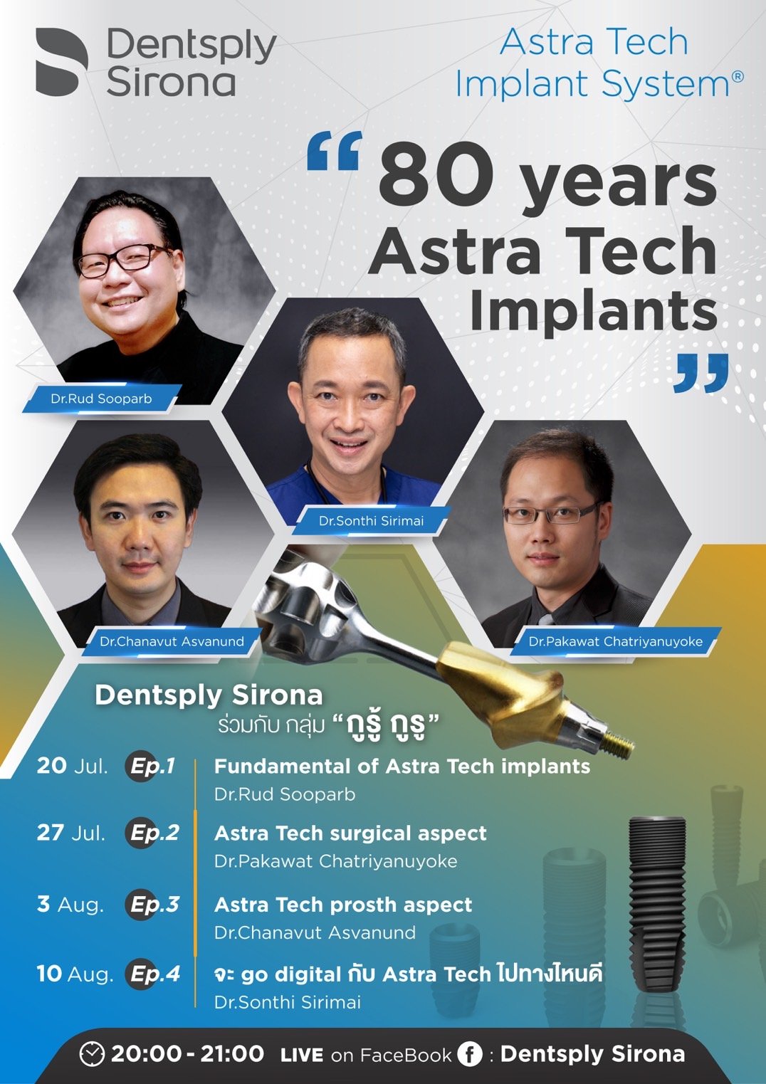 80 Years Astra Tech Implants