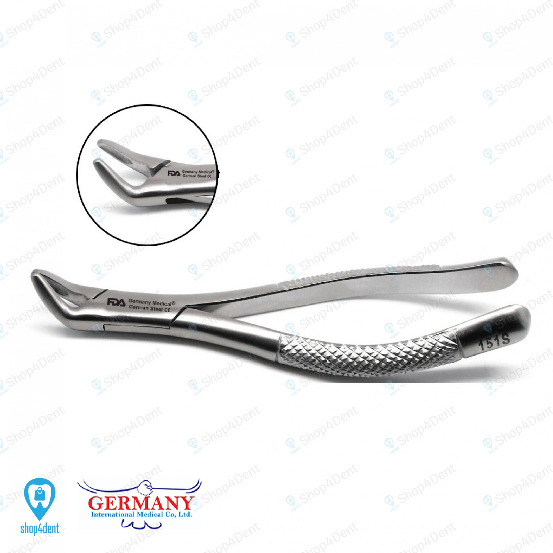 Universal Extraction Forceps 151s Molars Incisors Dental Surgical Instruments