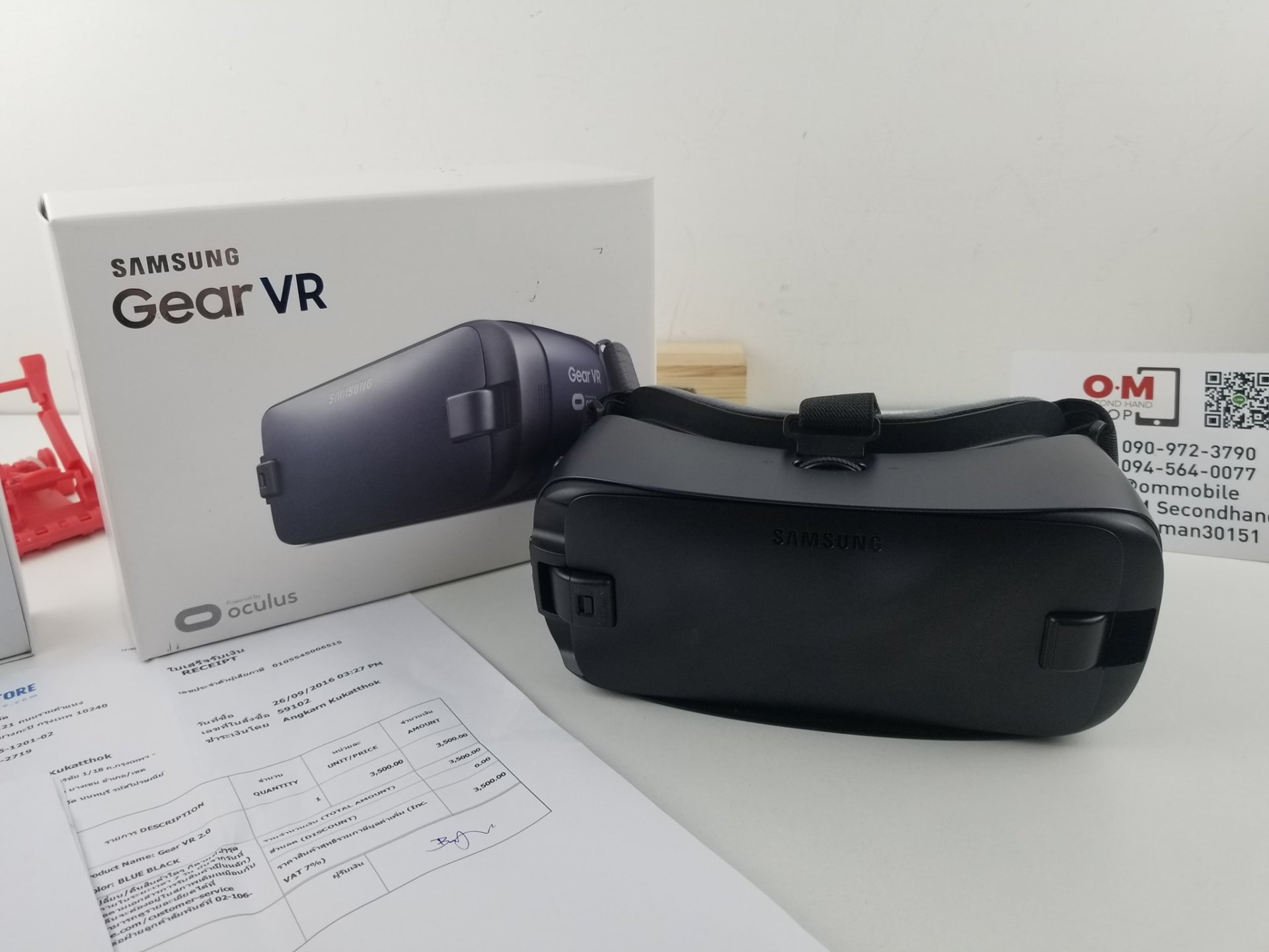 ขาย/แลก Samsung Gear VR ศูนย์ไทย สภาพสวย แท้ ครบยกกล่อง เพียง 2,200 บาท