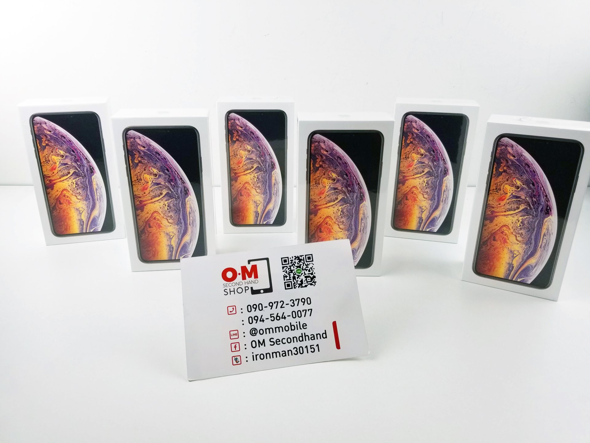 ขาย/แลก IPhone XS Max 256GB Gold ศูนย์ไทย ของใหม่มือ1 ยังไม่ได้แกะใช้ ประกันศูนย์อีกยาว 25/04/2020 แท้ ครบยกกล่อง เพียง 41,500 บาท
