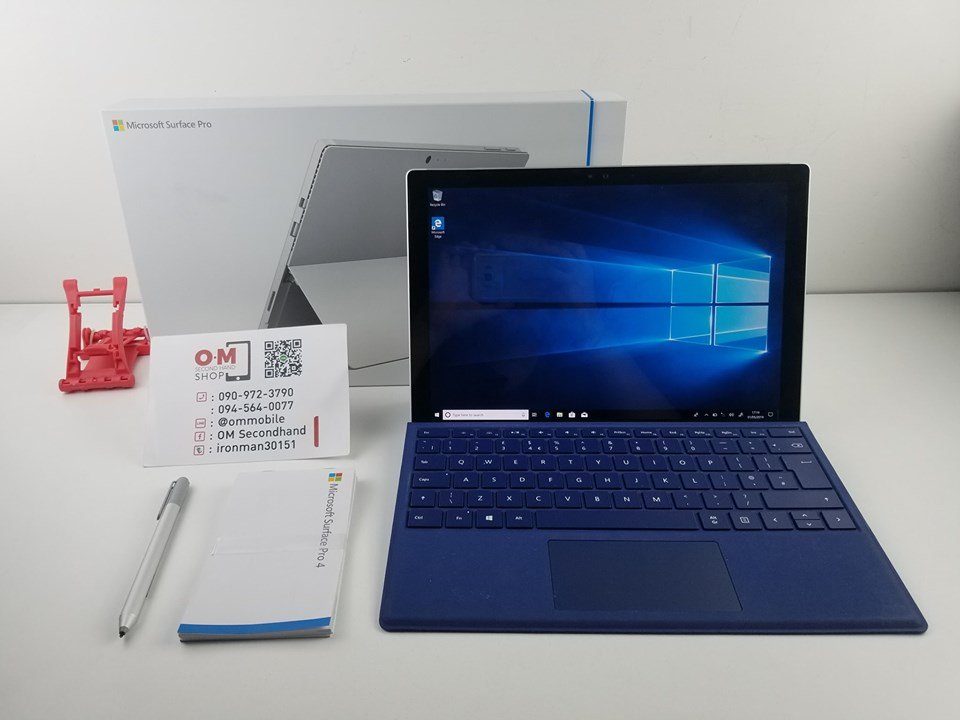 ขาย/แลก Microsoft Surface Pro4 Core i5 8/256 ศูนย์ไทย สภาพสวย แท้ ครบยกกล่อง เพียง 19,900 บาท