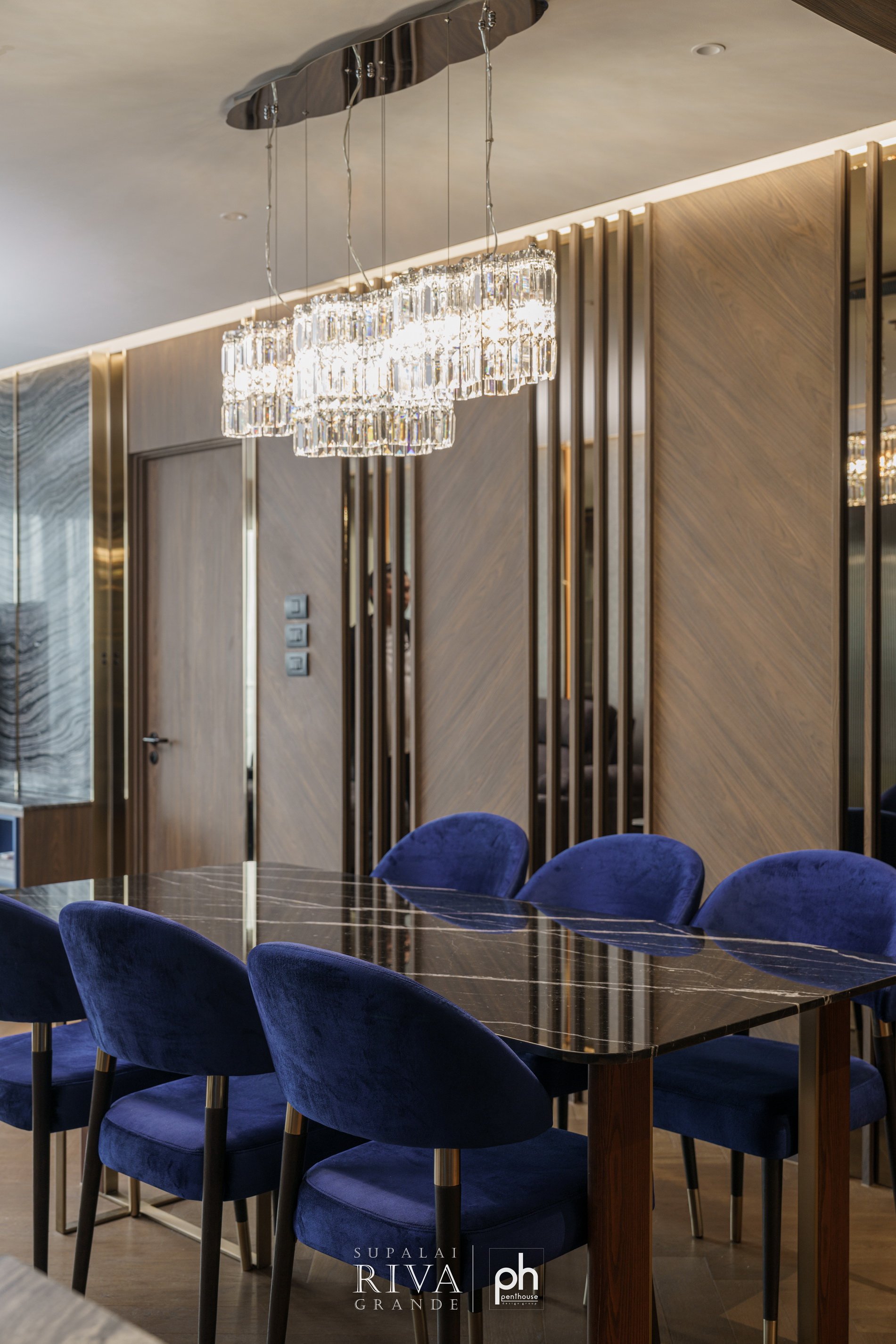 Supalai Riva Grande interior illustrating layout and material selection