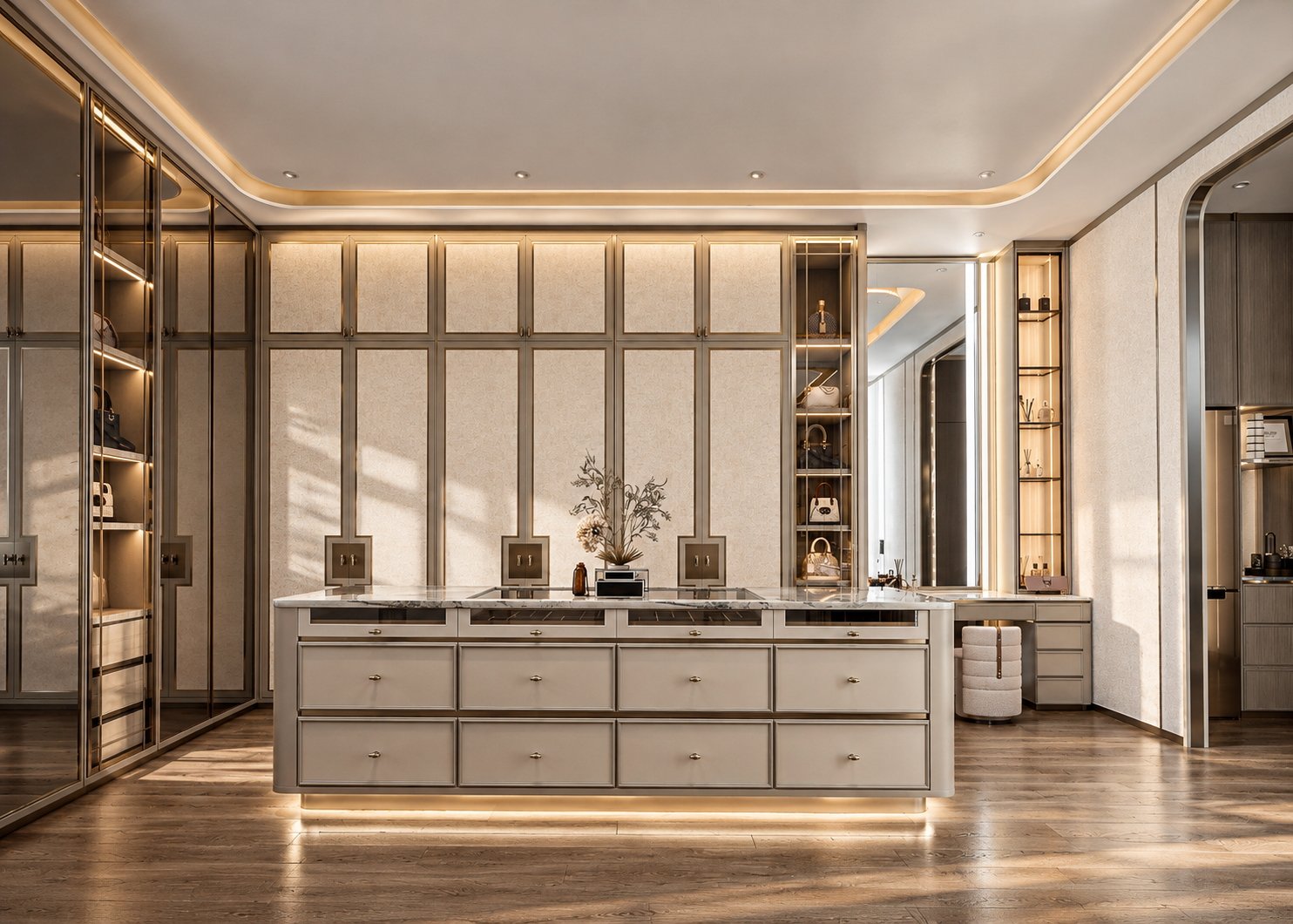 The Lake House dressing room designed around everyday use
