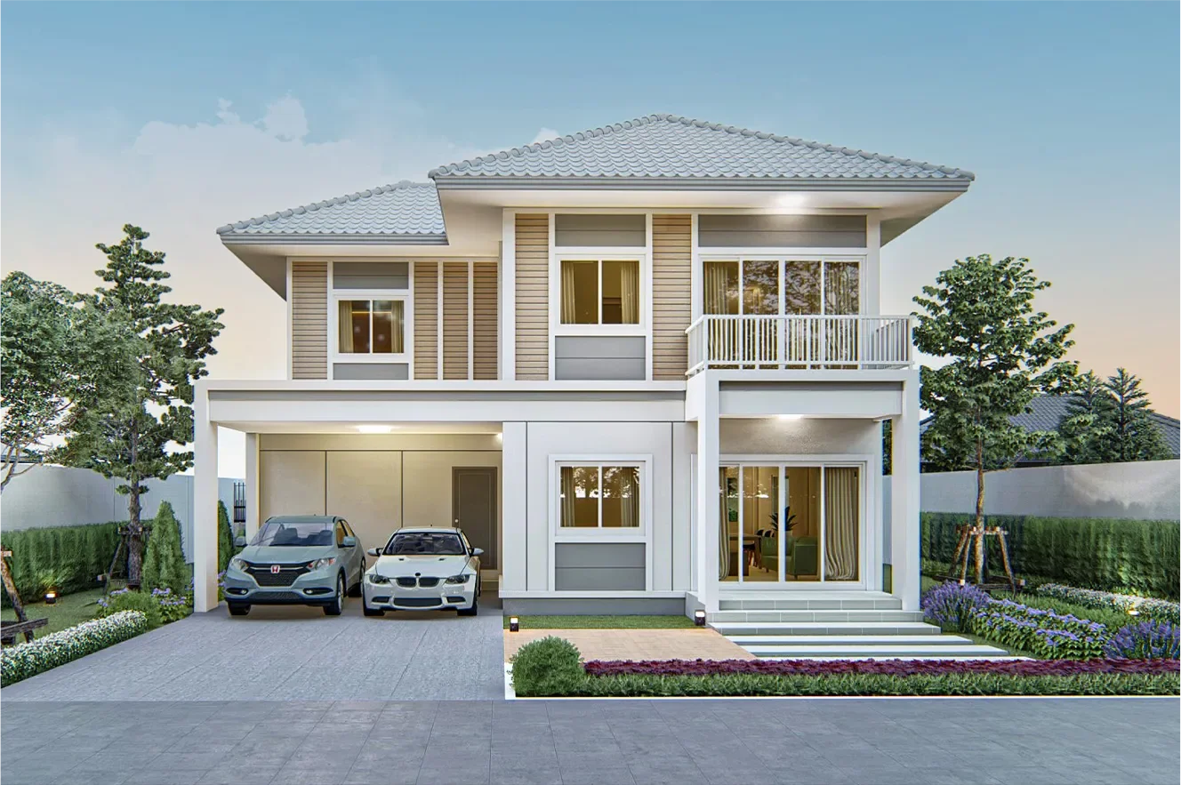 แบบบ้าน 2 ชั้น แบบบ้าน 2 ชั้น