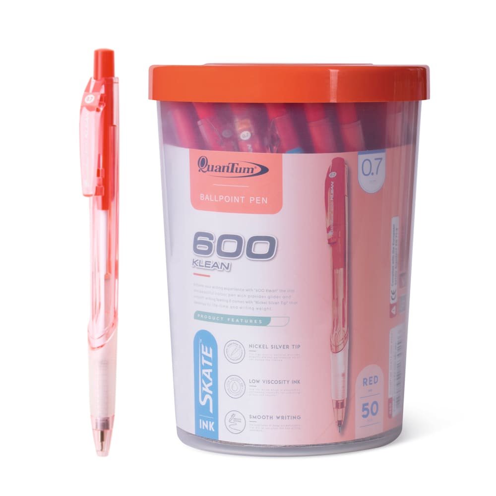 ปากกาควอนตั้ม สเก็ต 600 แดง