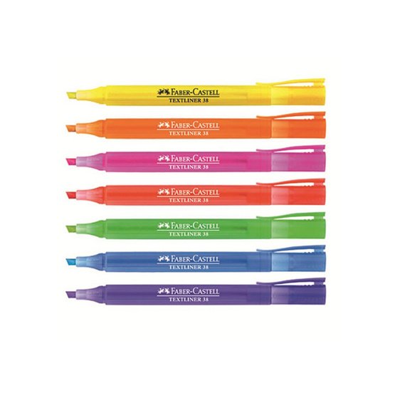 ปากกาเน้นข้อความ faber-castell textliner 38