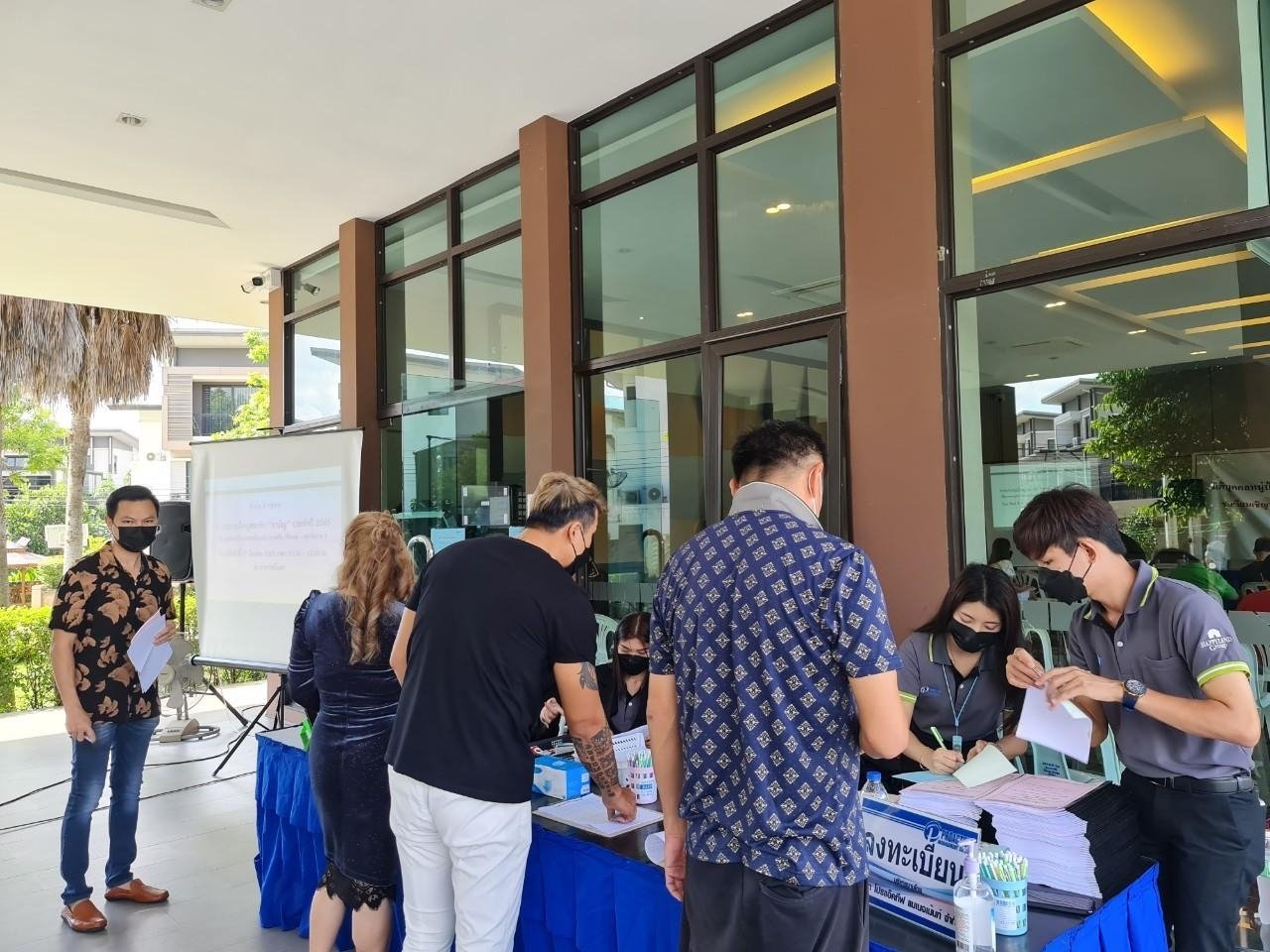 งานประชุมใหญ่สามัญประจำปี 2565 - หมู่บ้านจัดสรร โกลเด้น เพรสทีจ วัชรพล