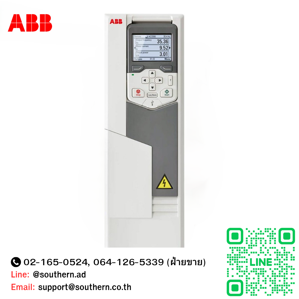ABB inverter ACS580 Model : ACS580-01-145A-4+J400 75KW 3 phase 380V