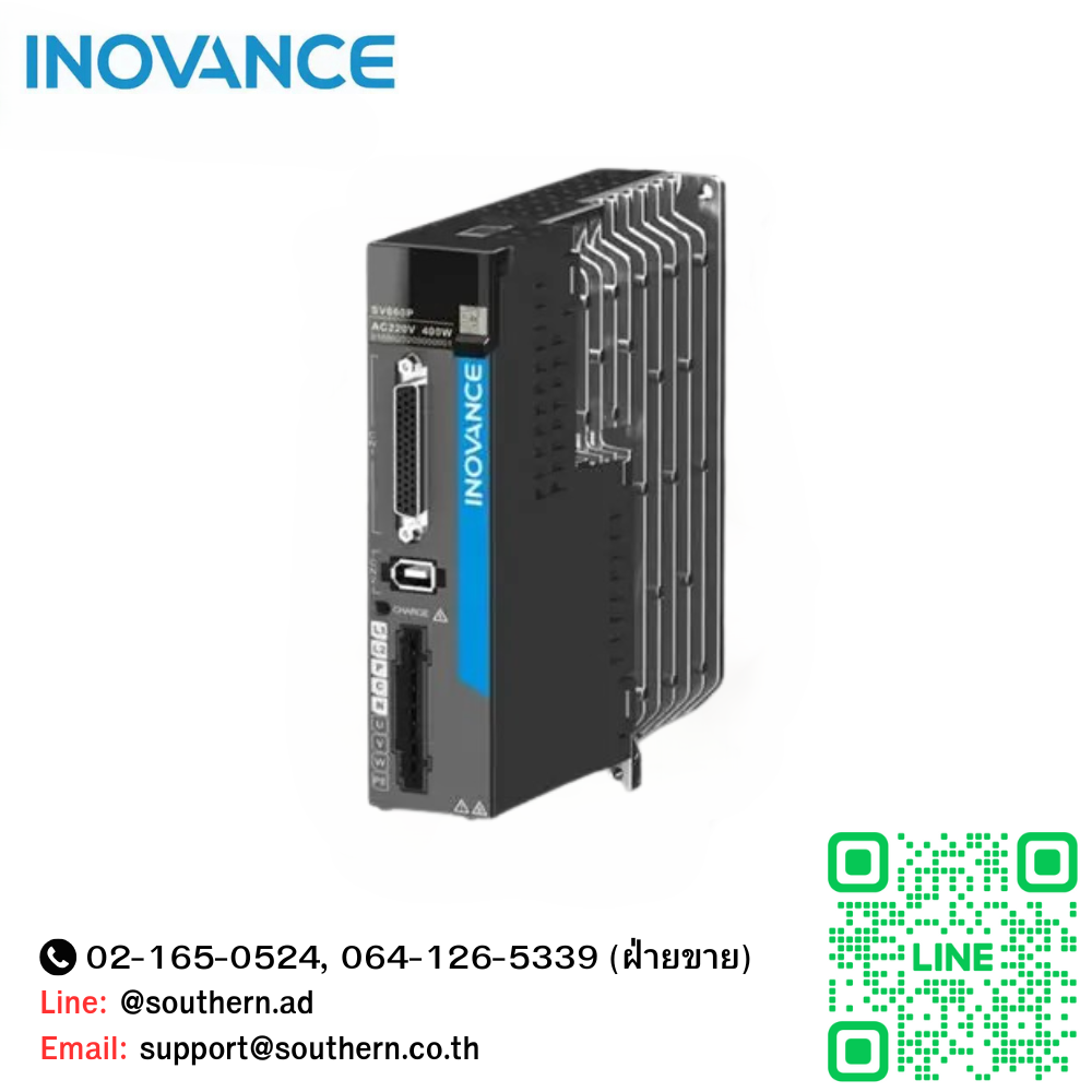 Inovance Servo Drive Model : SV660NS012I-FS-INT 1.5 kW 220V (EtherCAT)