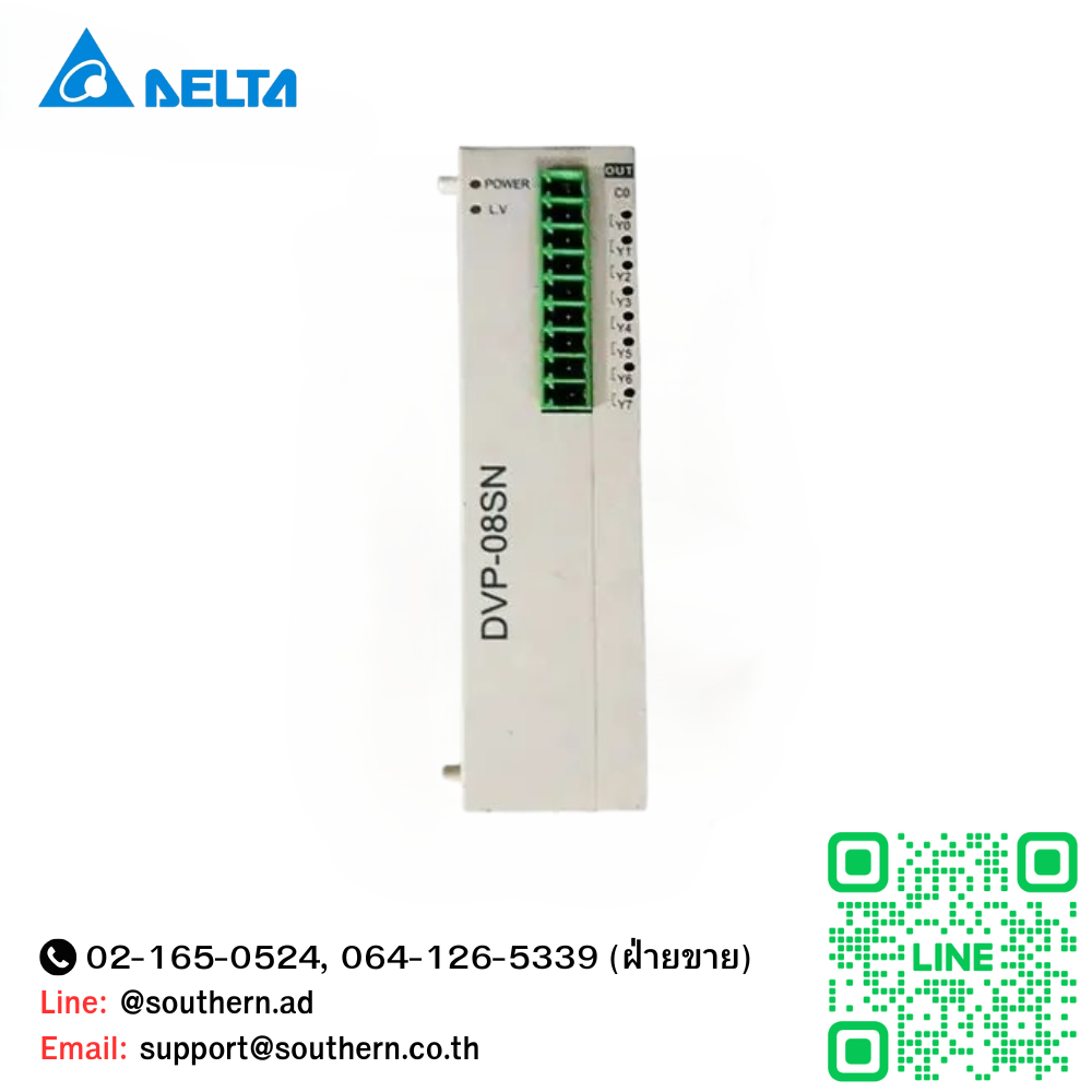 Delta Digital I/O Module Output Model : DVP08SN11T