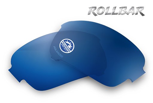 Rollbar Lenses: Polarized Mirrored Blue