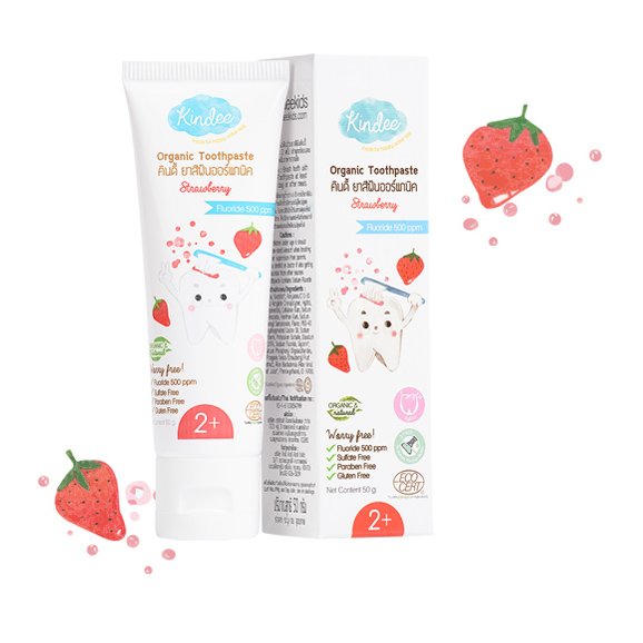 Kindeekids - Organic Toothpaste Strawberry 2+