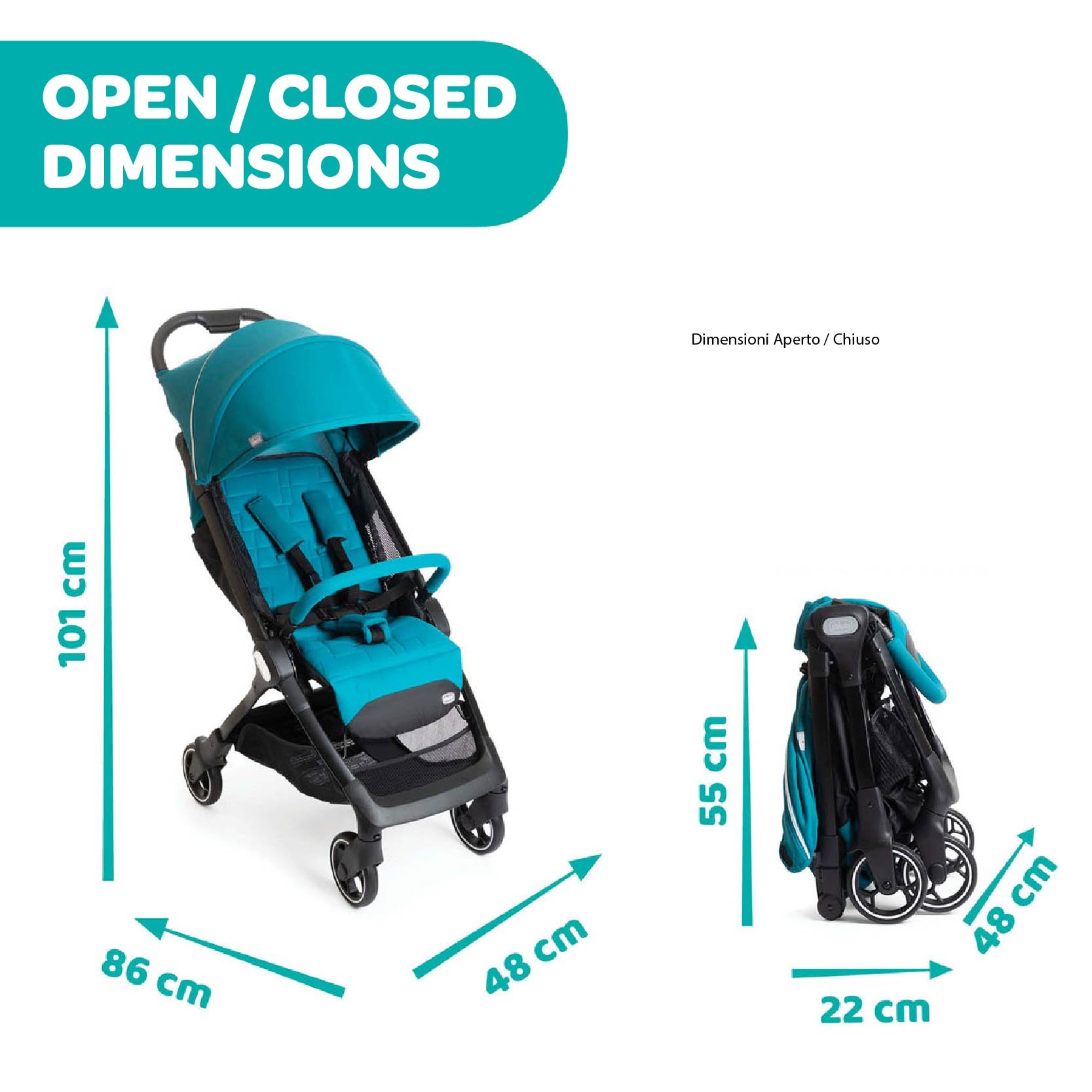 Pushchair cabin size best sale