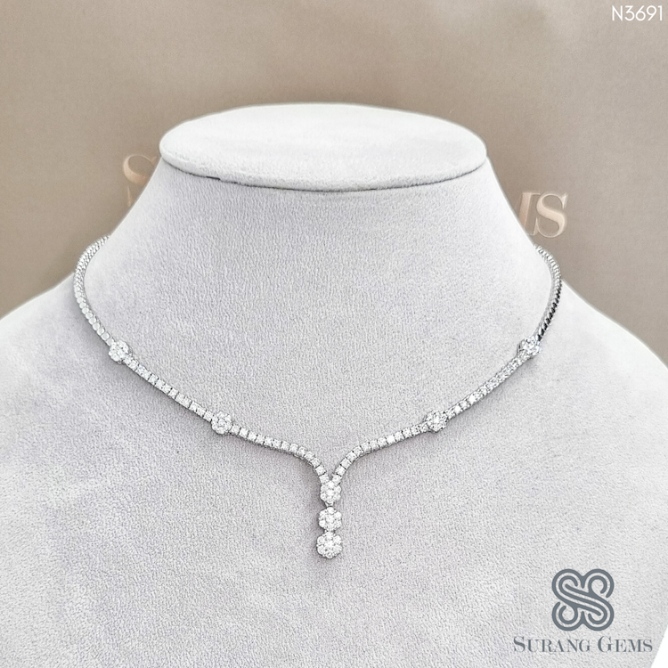 Detachable Diamond Necklace