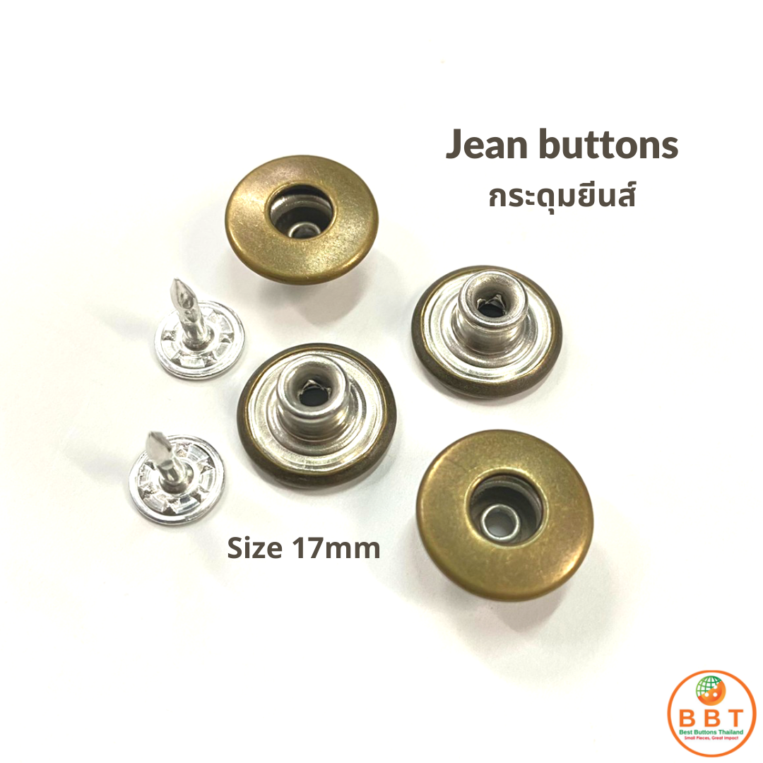 silver jeans buttons - bestbuttonsthailand