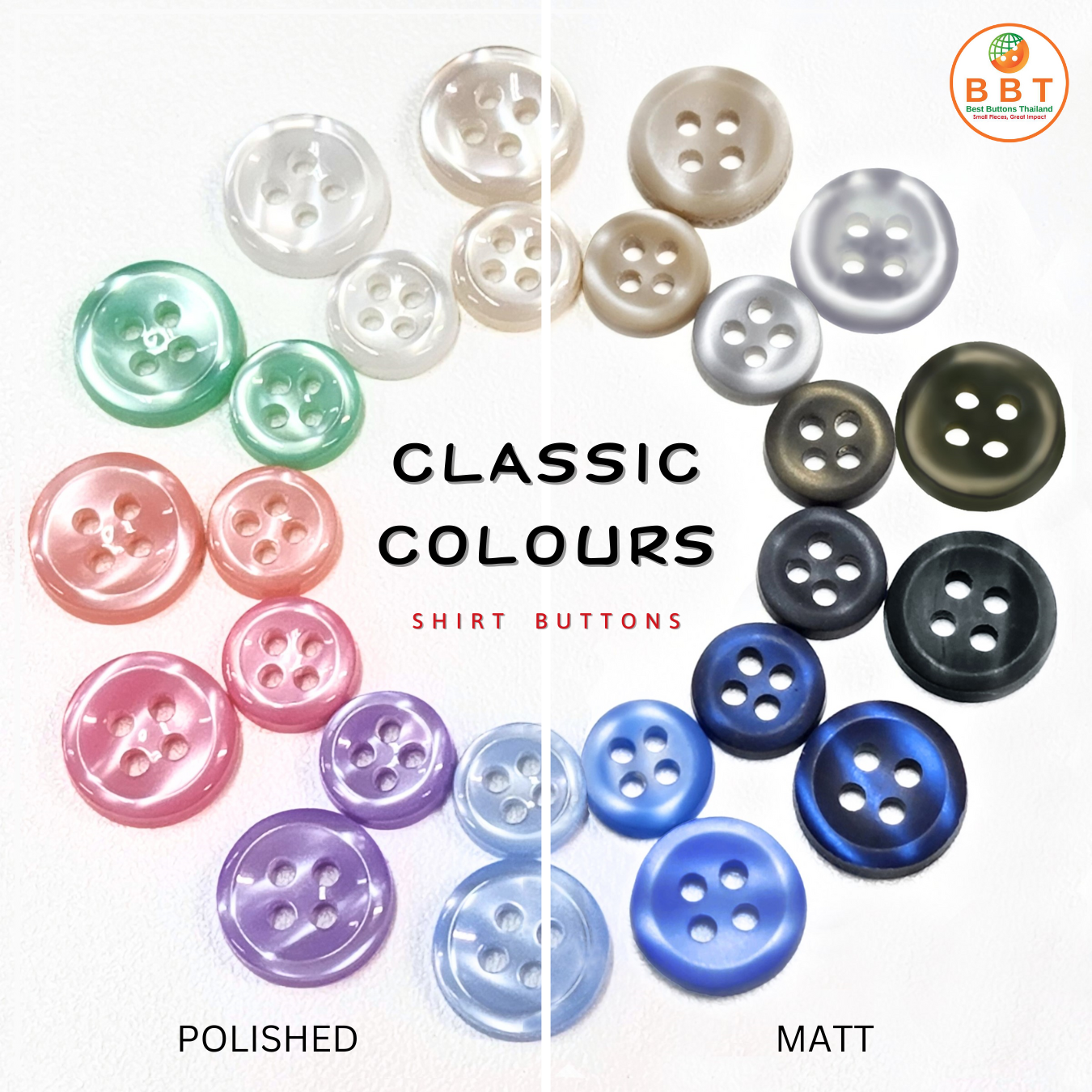 CLASSIC COLOURS - bestbuttonsthailand