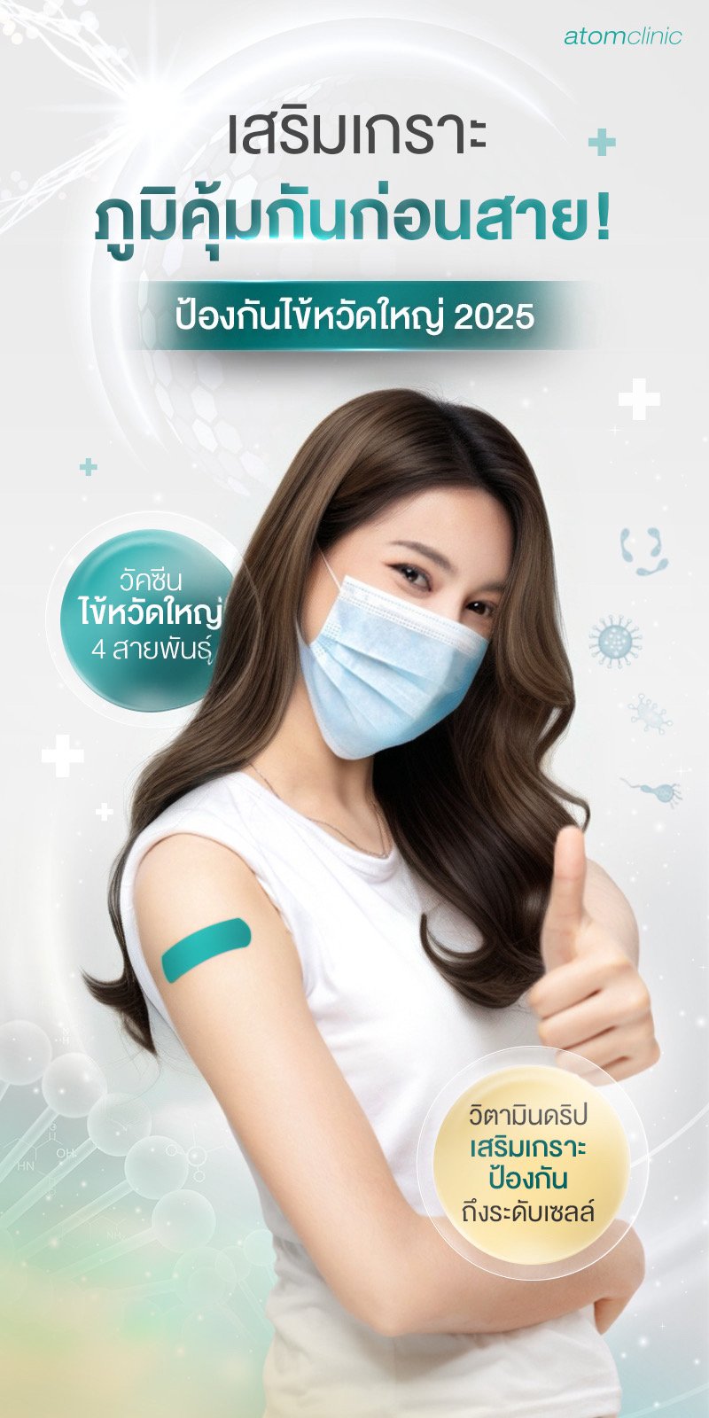 วัคซีนไข้หวัดใหญ่ 2025 วัคซีนไข้หวัดใหญ่ 2025