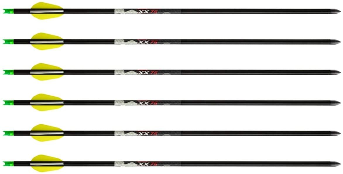 TenPoint Pro Elite 400 Carbon Crossbow Arrows with Alpha-Nock