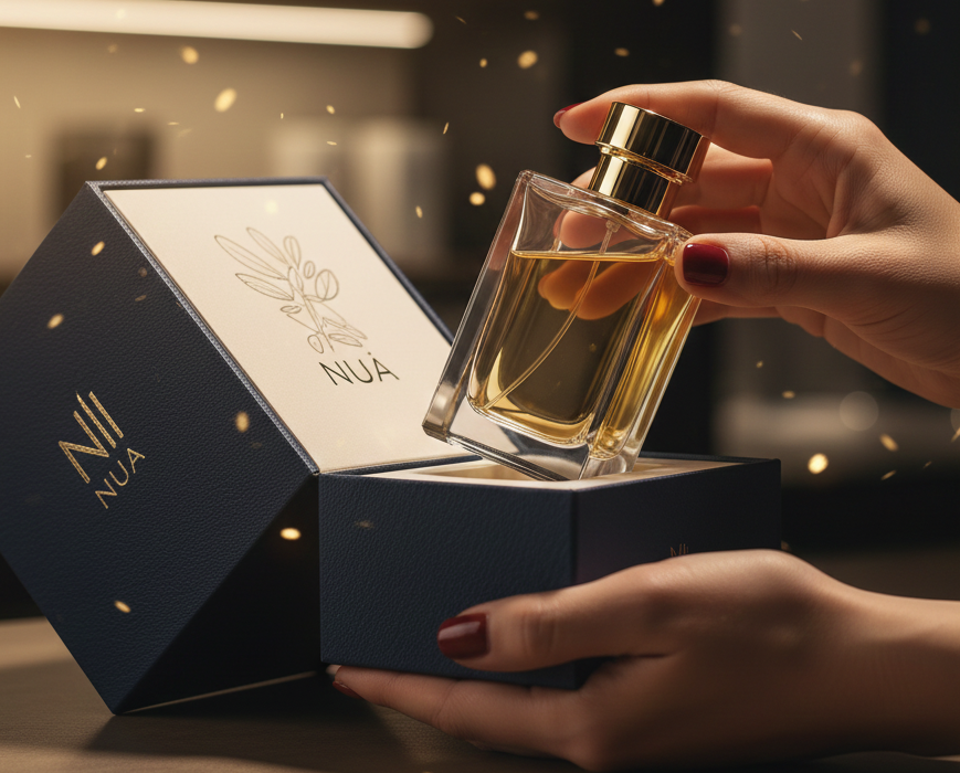 ทำไมการออกแบบ Packaging ถึงสำคัญพอๆ กับกลิ่นน้ำหอม? (The Power of Visual Scent)