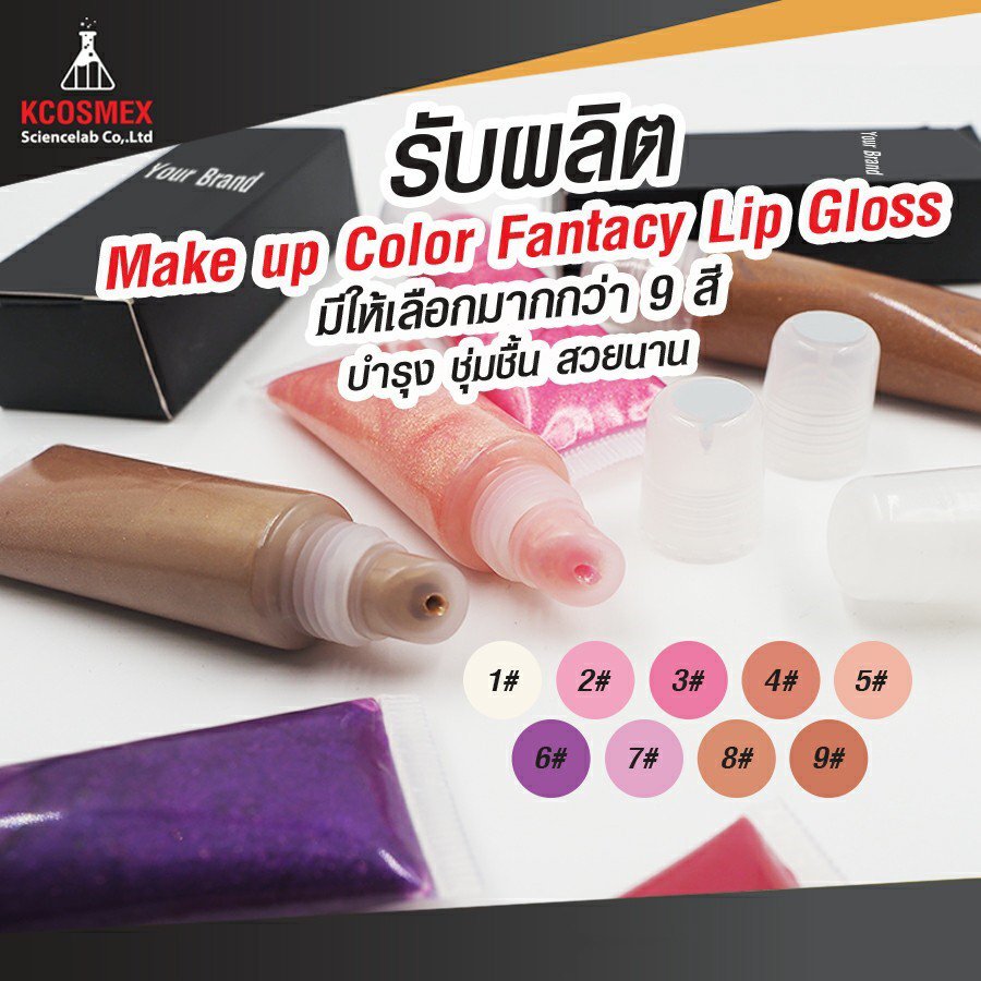 รับผลิต Make up Color Fantacy Lip Gloss