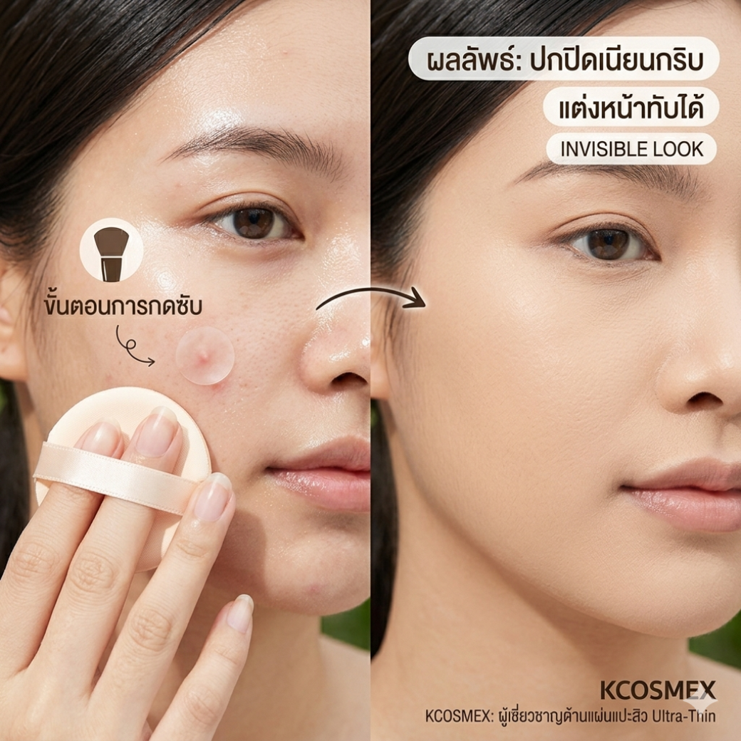 แต่งหน้ายังไงให้เนียน! รีวิวแผ่นแปะสิว "แบบบางพิเศษ" ที่เนียนไปกับผิว