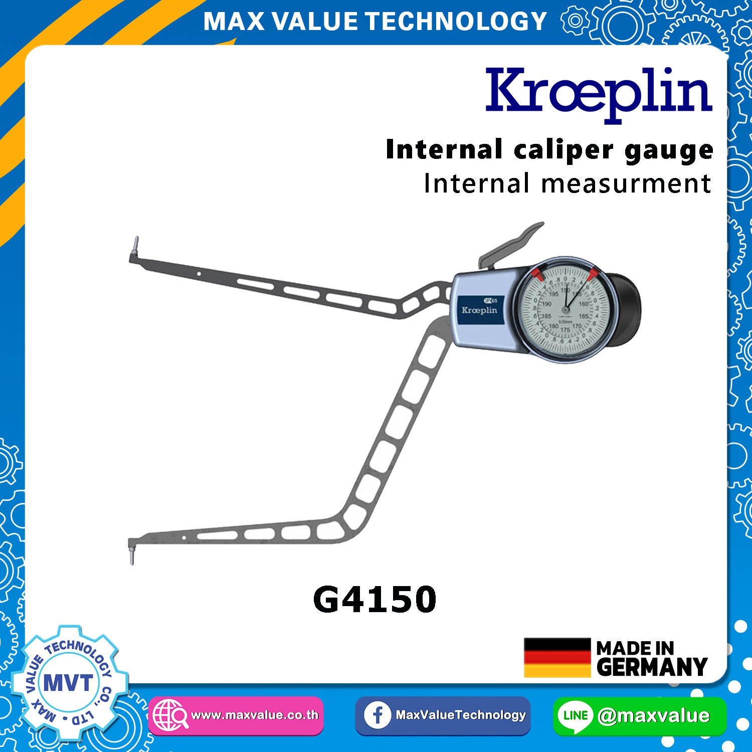 G4150 - Internal Caliper Gauge (Electronic) 150-200 mm