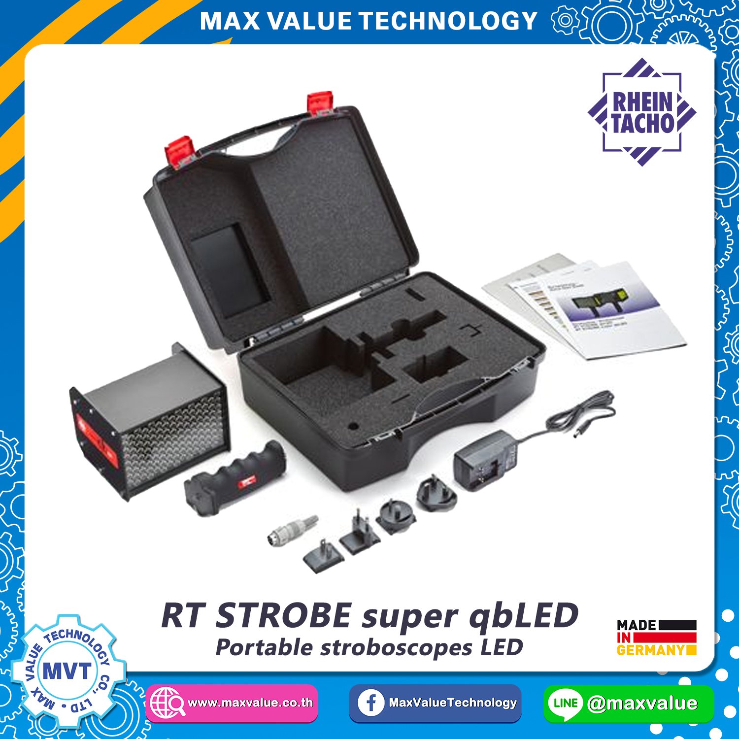 Portable stroboscope RT STROBE super qbLED - maxvalue