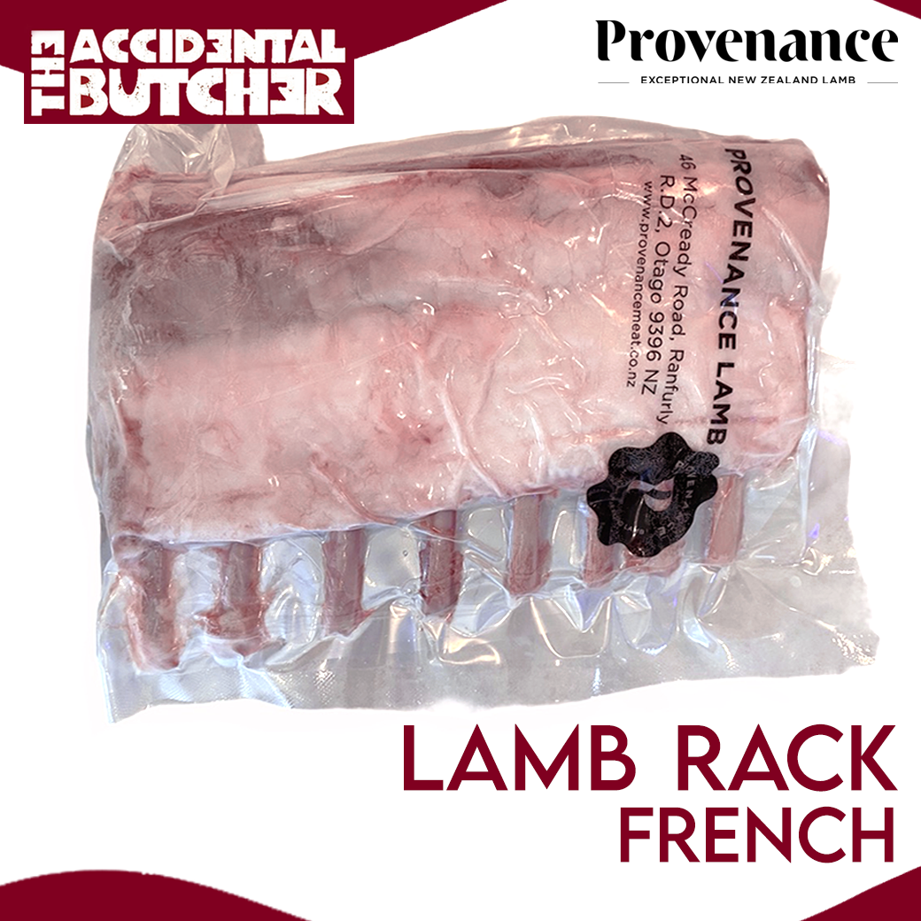 Frozen Provenance Lamb Rack French (Cap off - 8 Ribs)