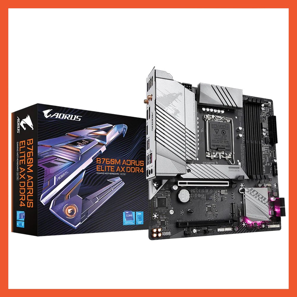 MAINBOARD GIGABYTE B760M AORUS ELITE AX DDR4