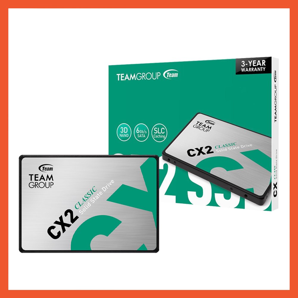 SSD (เอสเอสดี) TEAMGROUP CX2 512GB - 2.5