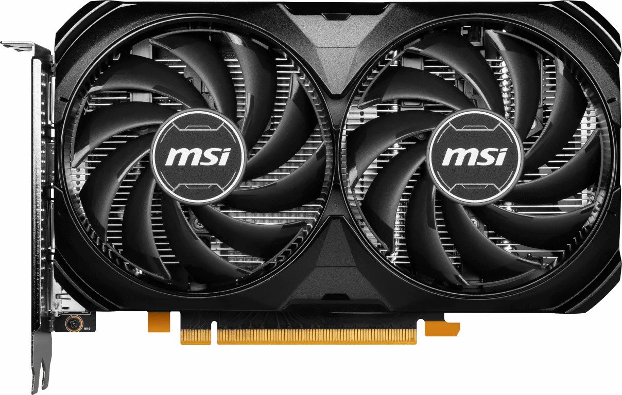 การ์ดจอ MSI NVIDIA RTX 4060 VENTUS 2X BLACK OC 8GB GDDR6 การ์ดจอ MSI NVIDIA RTX 4060 VENTUS 2X BLACK OC 8GB GDDR6