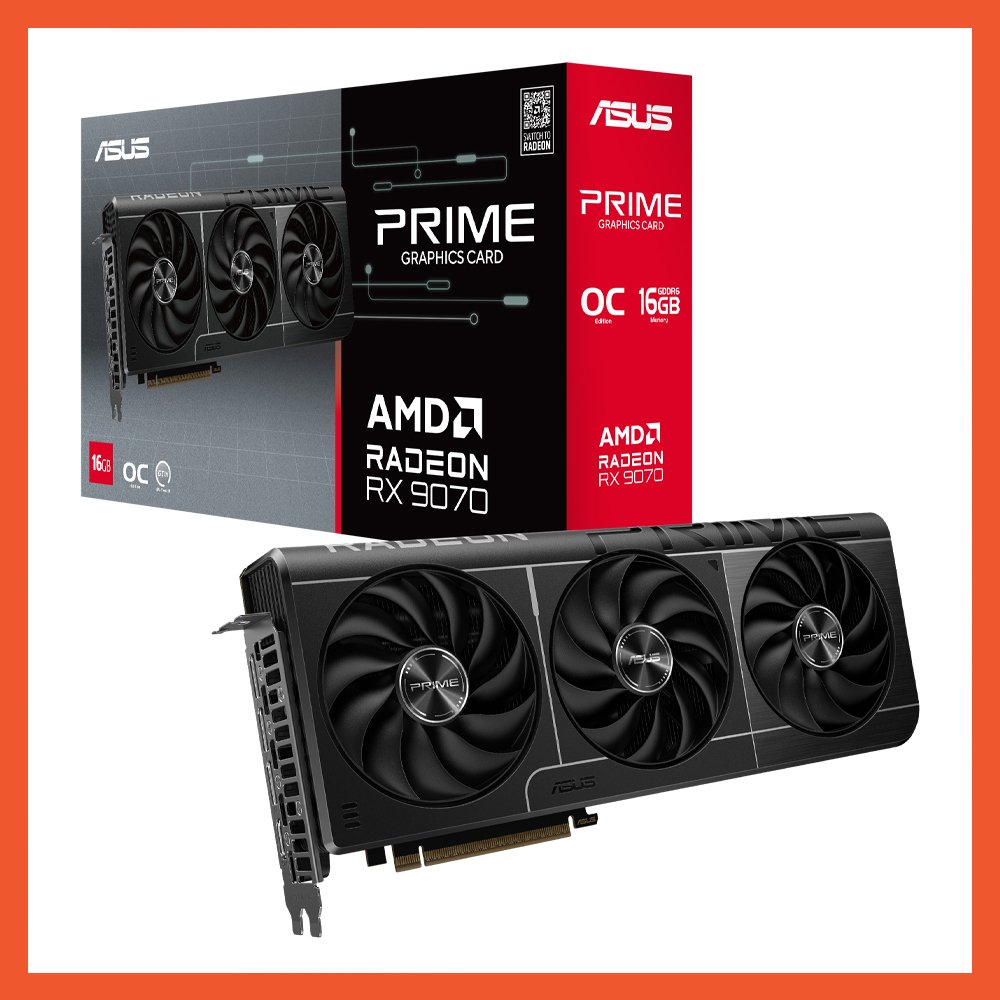 การ์ดจอ ASUS TUF GAMING RADEON RX 9070 XT OC16GB GDDR6