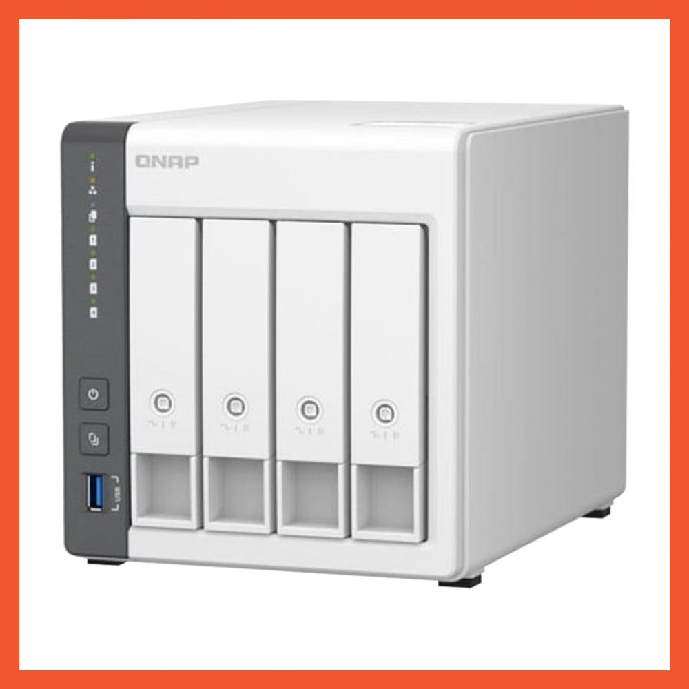 QNAP TS-433-4G STORAGE NAS 4-CORES 2.0GHz/4GB/4-Bay