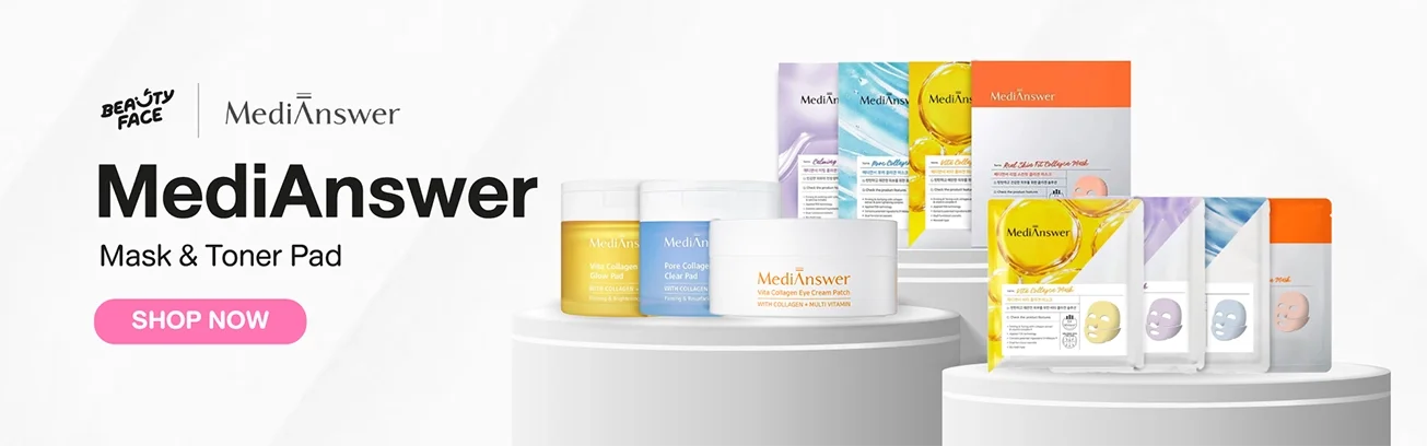 MediAnswer แบรนด์สกินแคร์เกาหลี รวมมาส์กและโทนเนอร์แพดบำรุงผิว