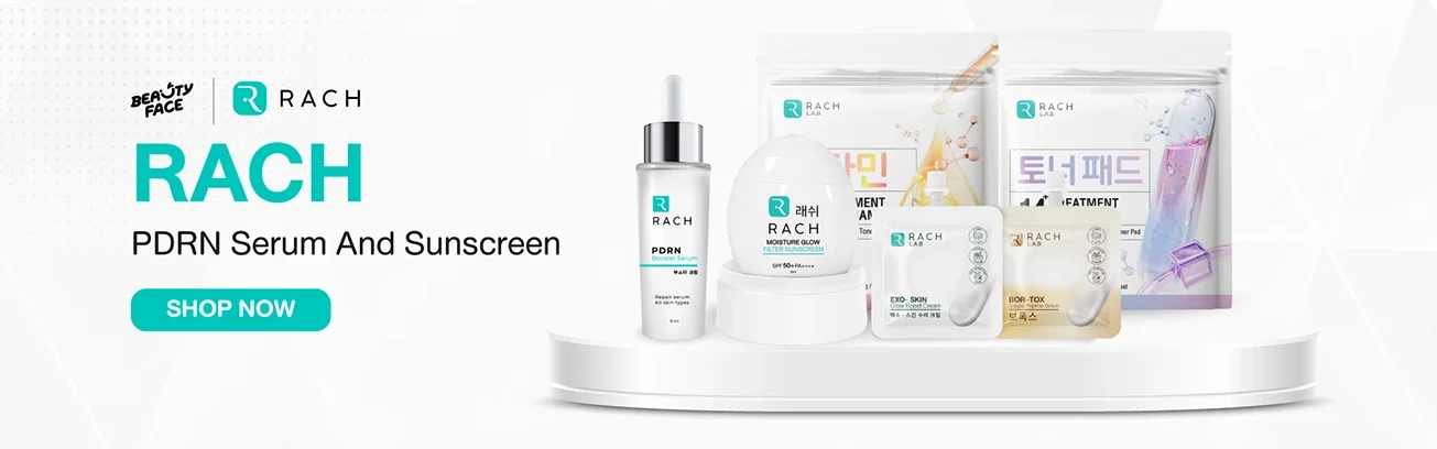 RACH PDRN Serum And Sunscreen สกินแคร์เกาหลี ฟื้นฟูผิวและปกป้องแสงแดด