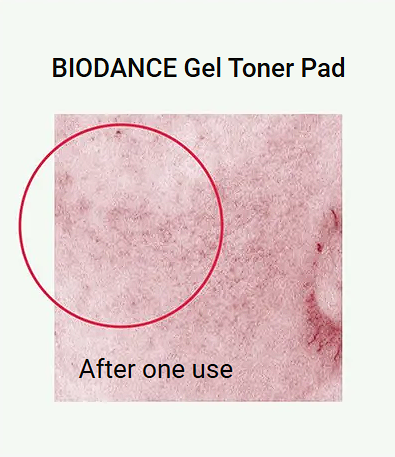 Before ใช้ Biodance Sea Kelp Gel Toner Pads