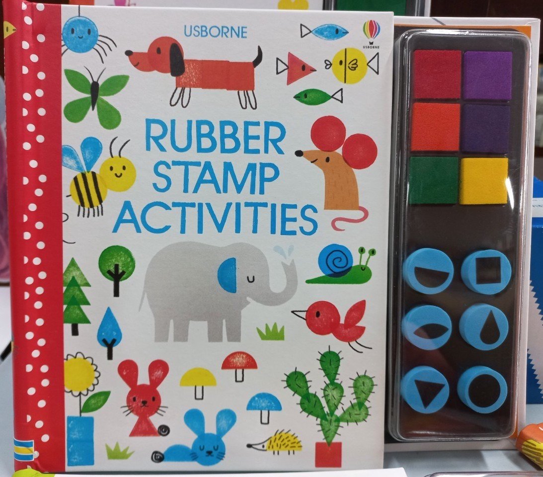 Usborne Rubber Stamp Activities หนังสือกิจกรรมพิมพ์ตรายาง