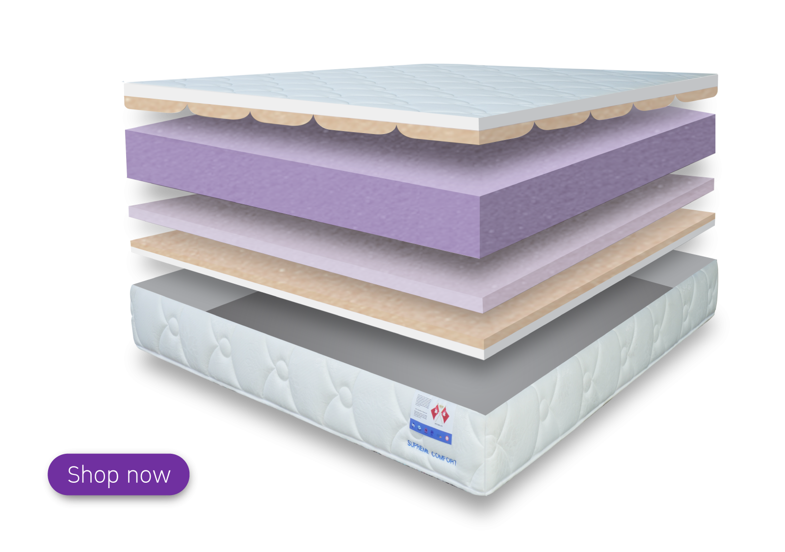 High density foam mattress