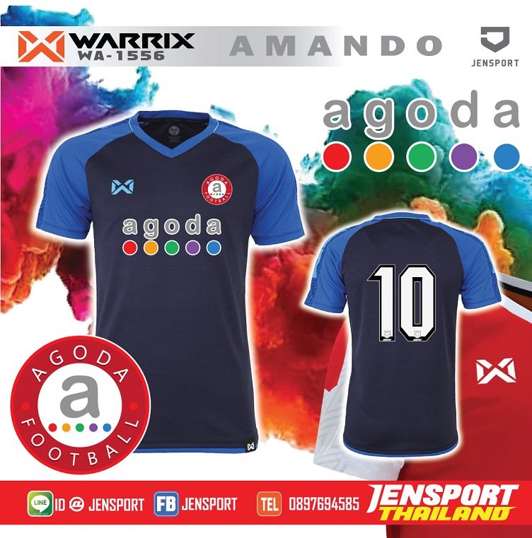 JERSEY WARRIX WA-1556 TEAM AGODA 2019 JERSEY WARRIX WA-1556 TEAM AGODA 2019