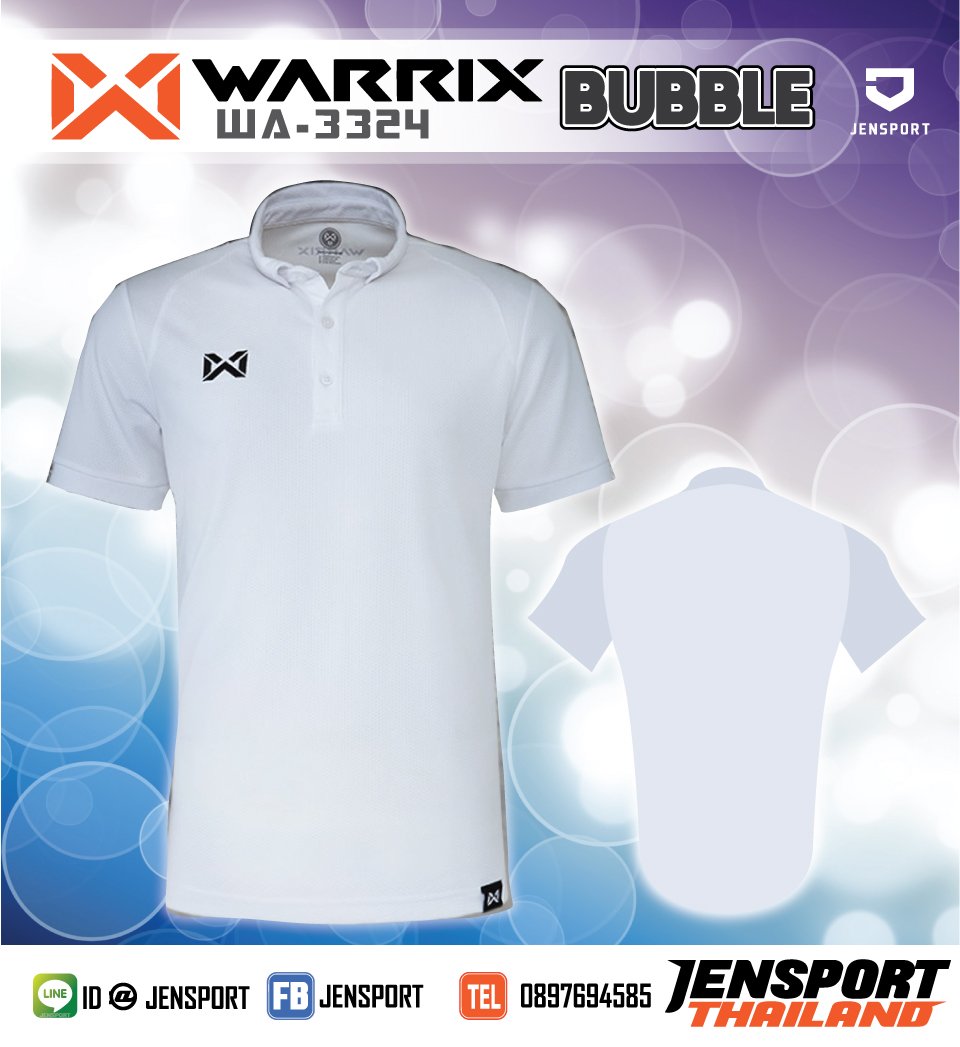 เสื้อ-Warrix-WA3324-สีขาว