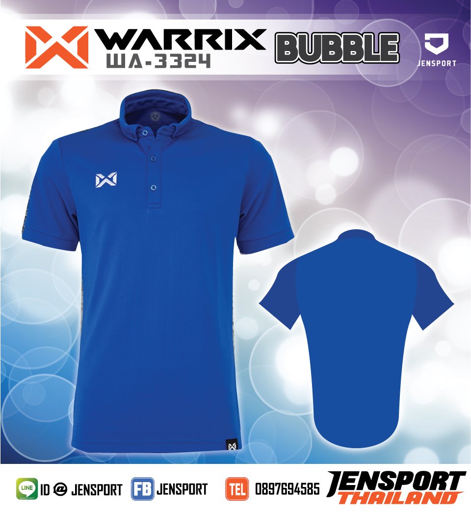 เสื้อ-Warrix-WA3324-สีน้ำเงิน
