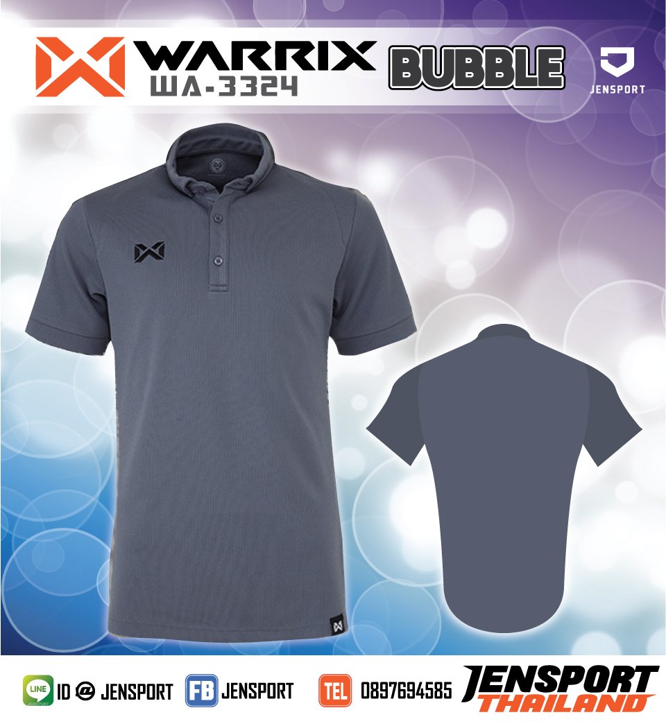 เสื้อ-Warrix-WA3324-สีเทาเข้ม