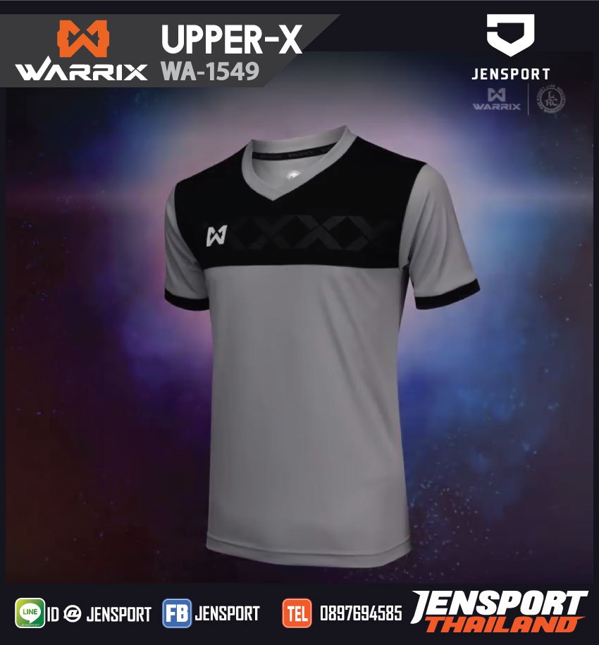 Warrix-WA-1549-UPPER-X-สีเทา
