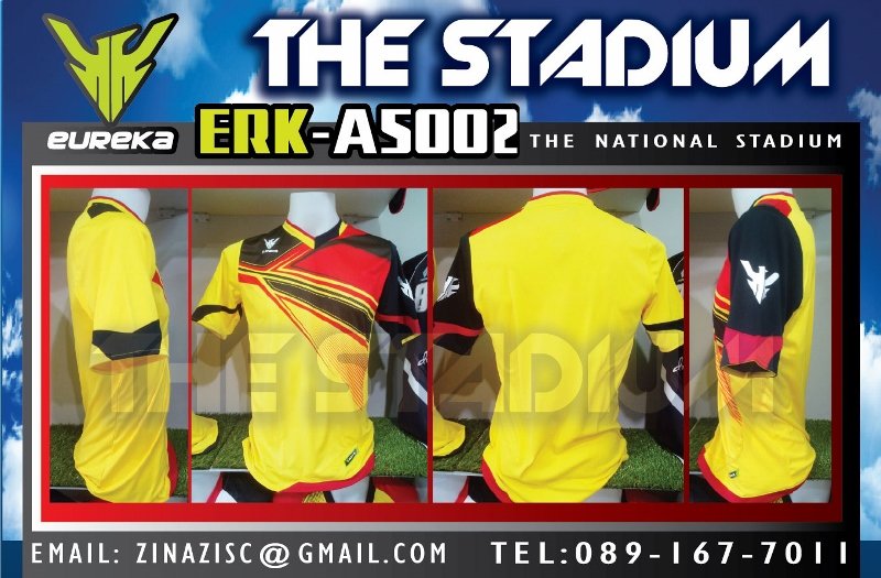 เสื้อ EUREKA ERK-A5002 สี เหลือง แดง ดำ