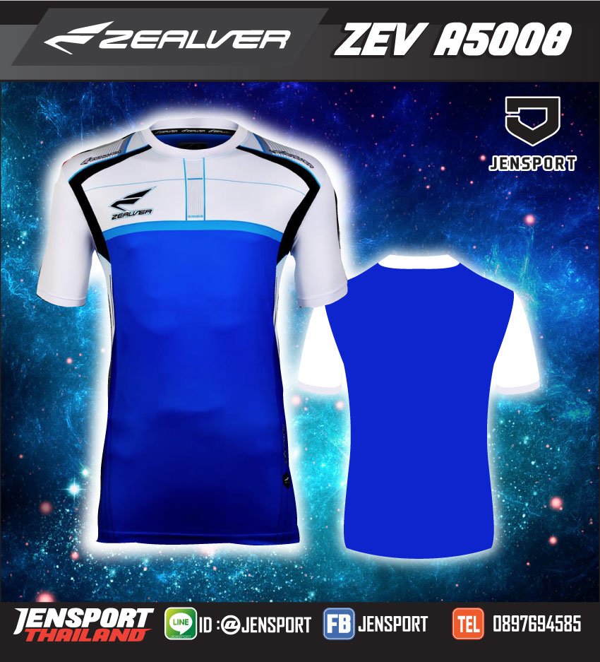 zealver-ZEV-A5008-สีน้ำเงินขาว